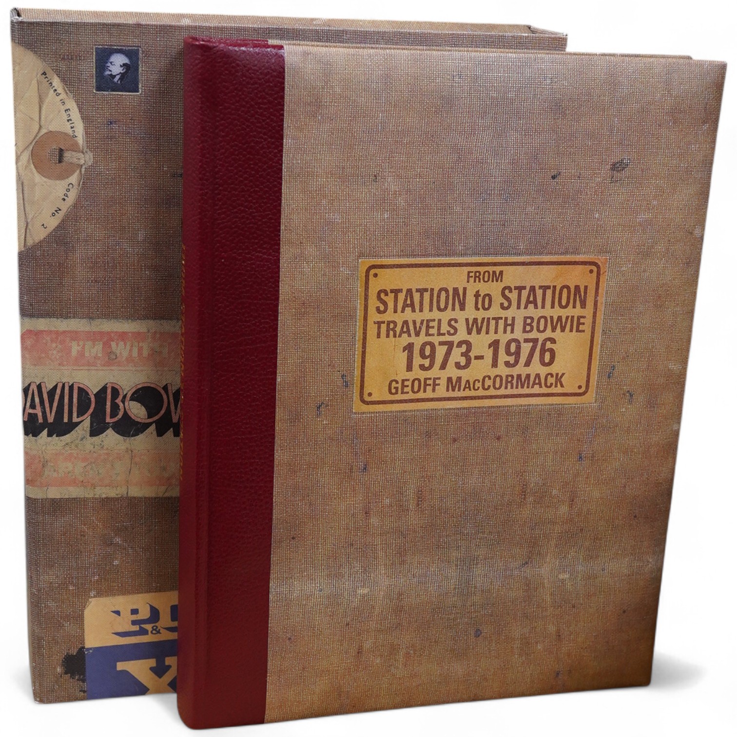 David Bowie interest; Geoff MacCormack - From Station to Station Travels with Bowie 1973-1976, a numbered and signed limited edition copy (1176/2000), single volume published 2007 with gilt tooled title to spine and with